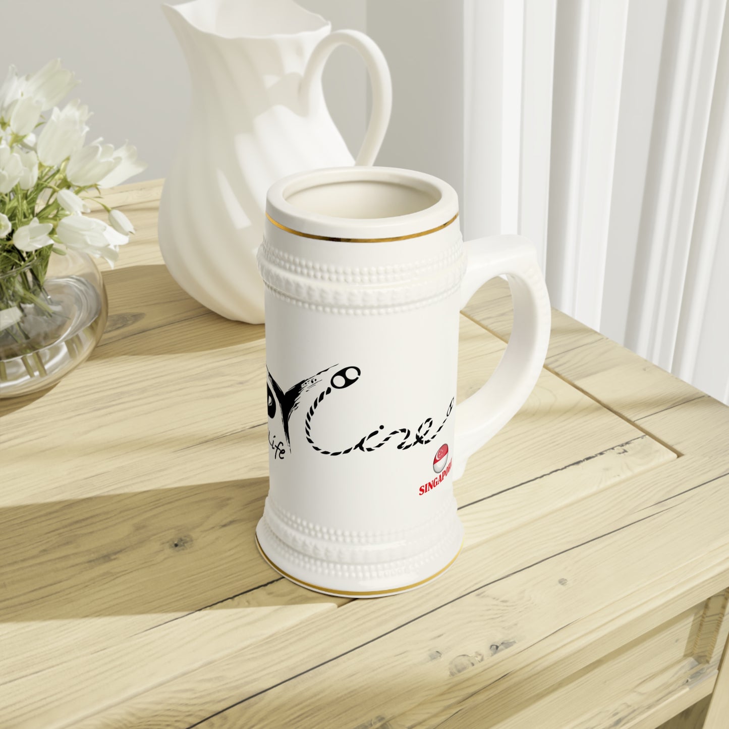 Buddy Line Logo Stein Mug