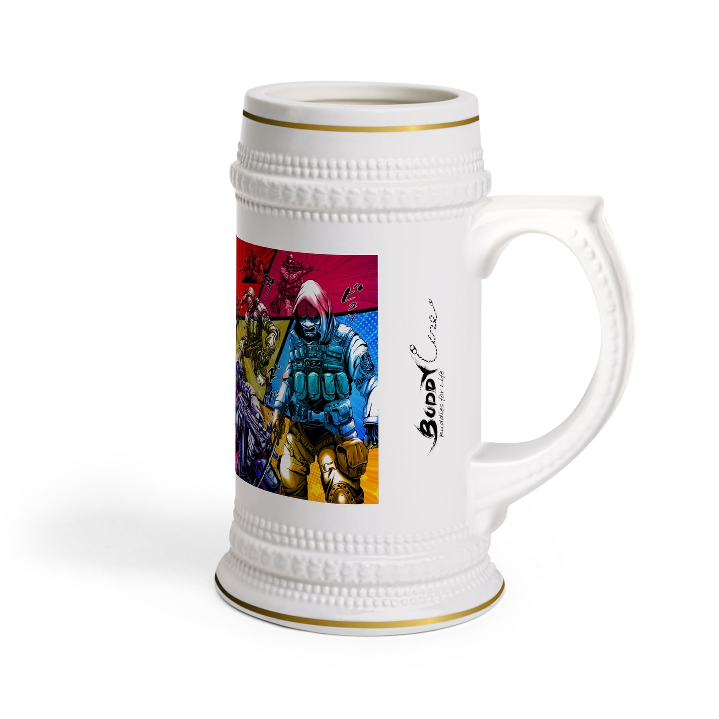 Buddy Line Stein Mug