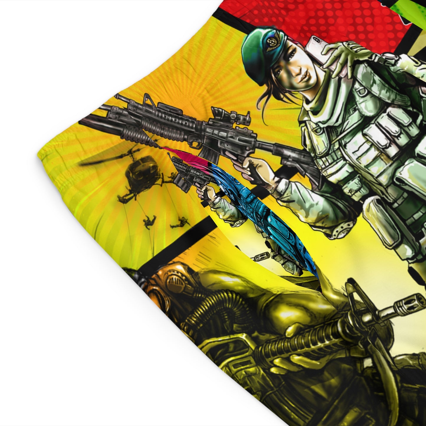 Buddy Line Men's Board Shorts (AOP)