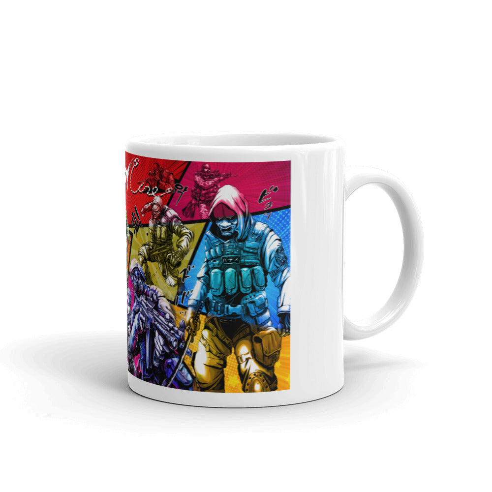 Buddyline Collage White Mug