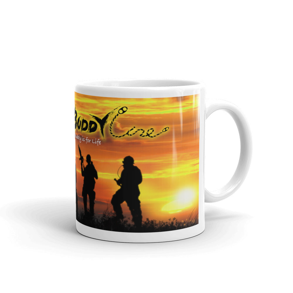Sunrise Buddies For Life White Mug (325ml & 445ml)