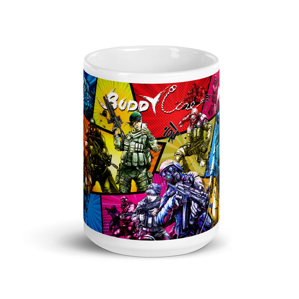 Buddyline Collage White Mug