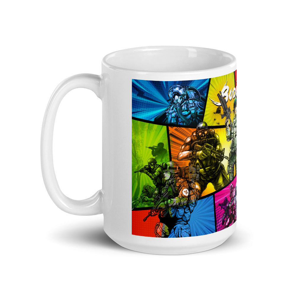 Buddyline Collage White Mug