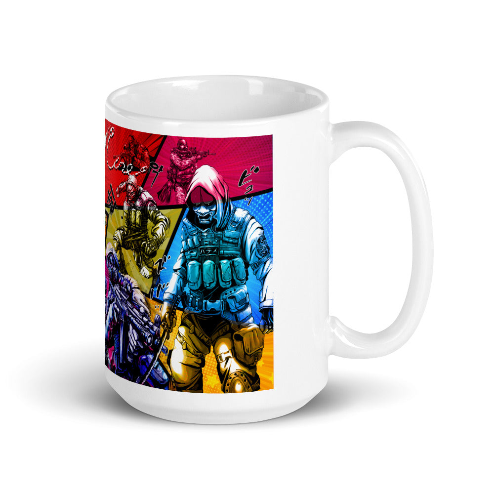 Buddyline Collage White Mug