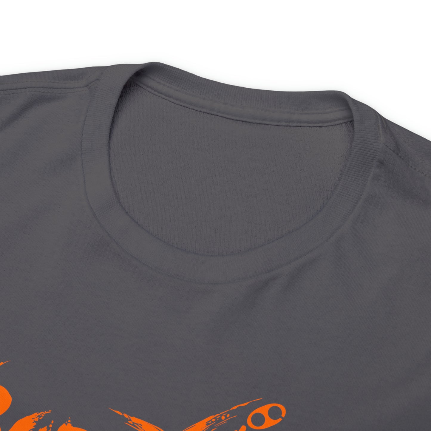 Buddy Line Unisex Heavy Cotton Tee (orange text)
