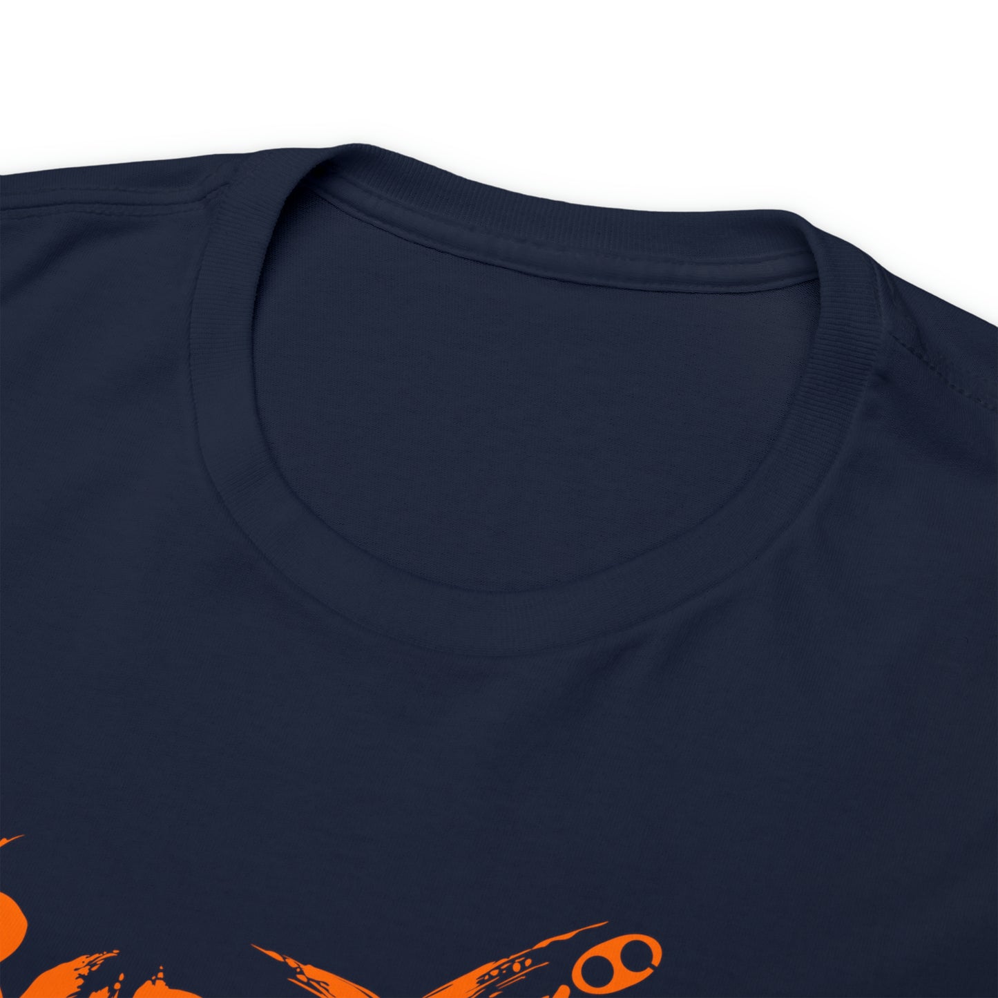 Buddy Line Unisex Heavy Cotton Tee (orange text)