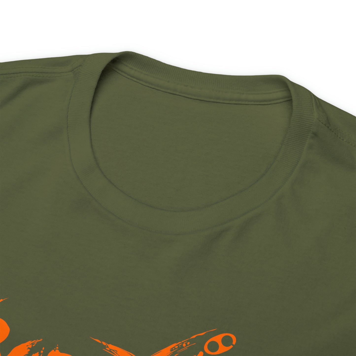 Buddy Line Unisex Heavy Cotton Tee (orange text)