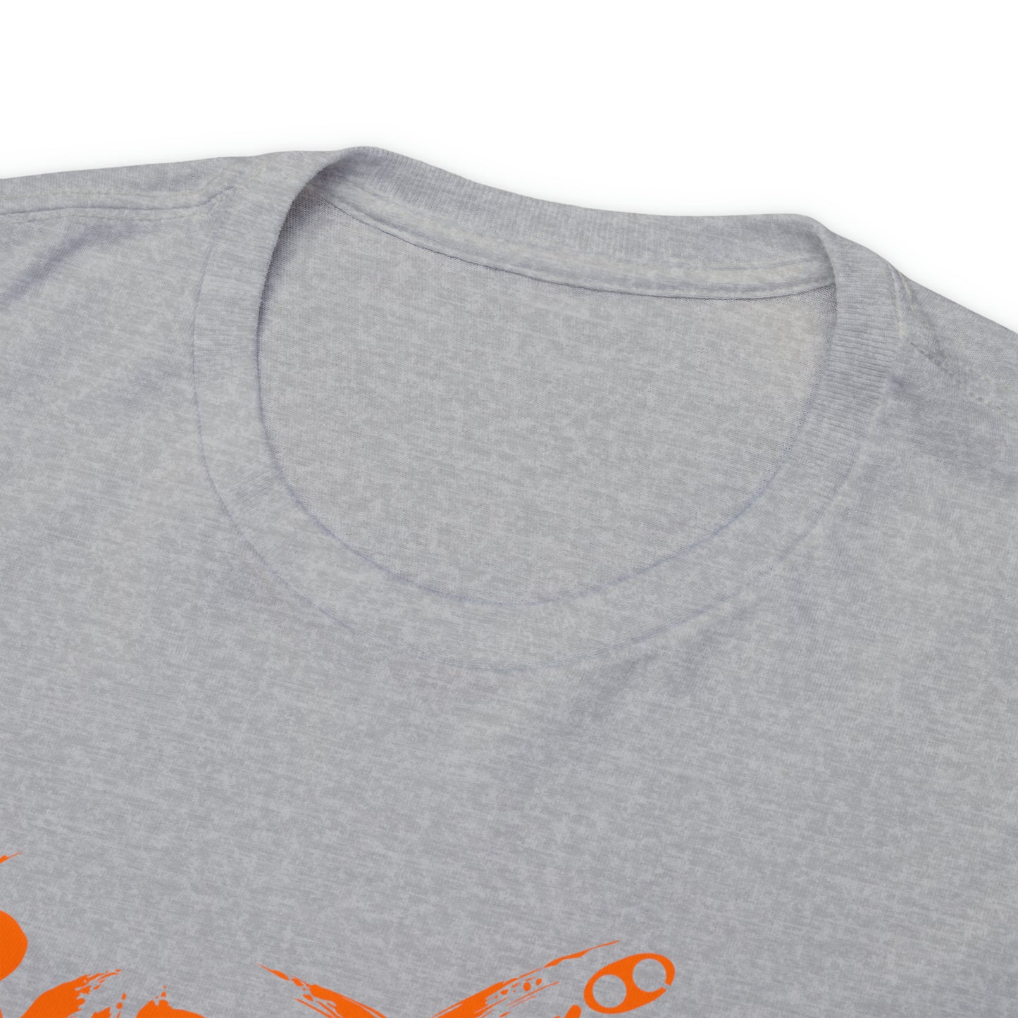Buddy Line Unisex Heavy Cotton Tee (orange text)