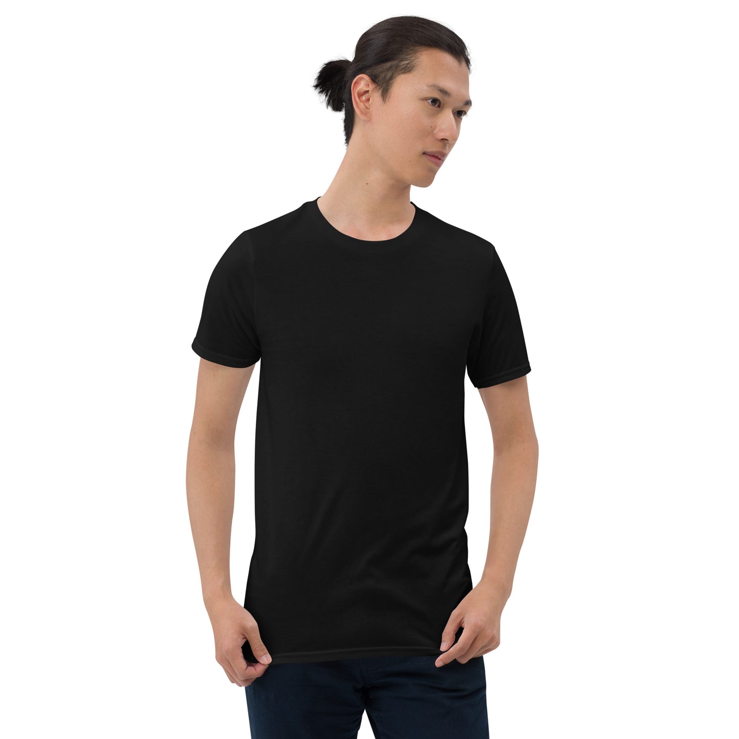 Buddyline Short-Sleeve Unisex T-Shirt (white text back print)